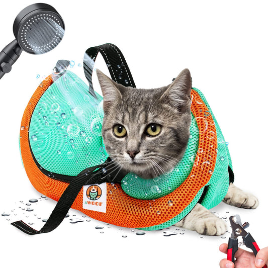 Cat Restraint Grooming Bag