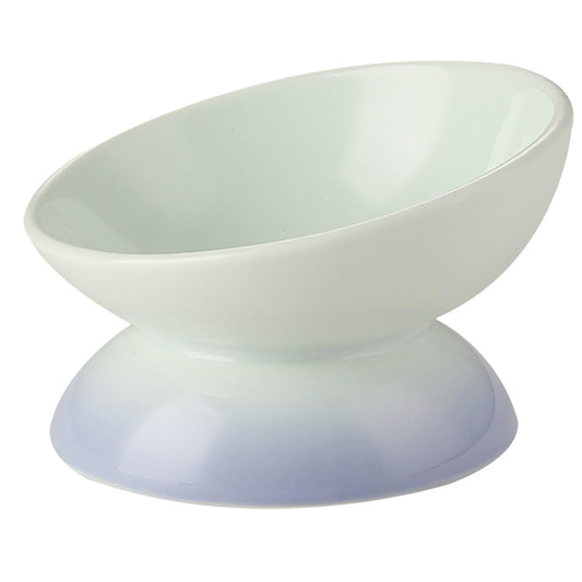 Elevated Ceramic Cat Bowl