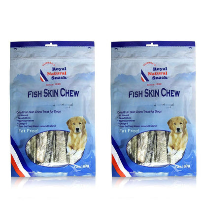 Icelandic Cod Skin Dog Treats