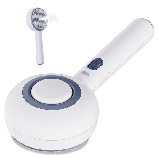 Self-Cleaning Steam Grooming Brush
