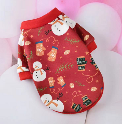 Cartoon Christmas Dog Clothes