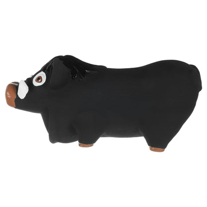Toyvian Squeaky Black Wild Boar Dog To