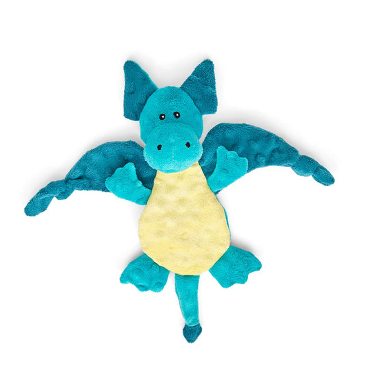 dragon Plush and Squeak Chew Toys