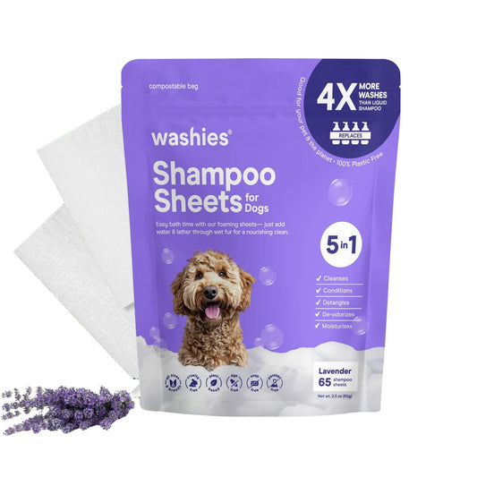 Lavender Dog Shampoo Sheets